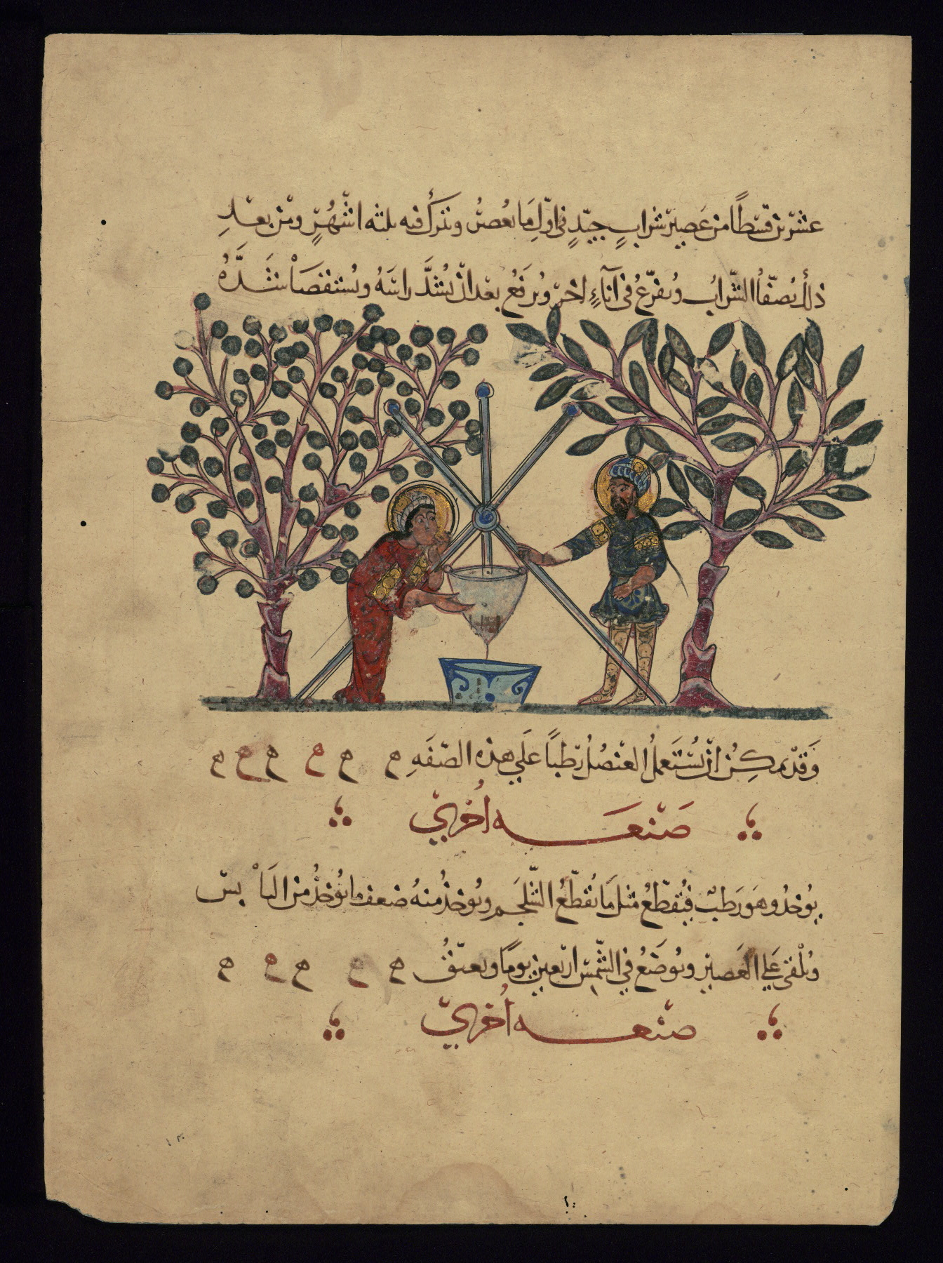 Walters Ms. W.675, Single leaf from the Arabic version of